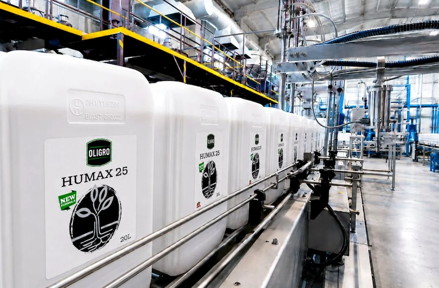 OLIGRO liquid fertilizer filling line at the Olimpum facility in Bursa