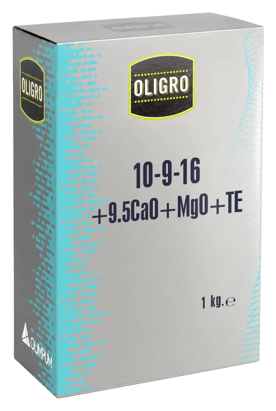Oligro 10-9-16 +9.5CaO +MgO +TE 1 kg box