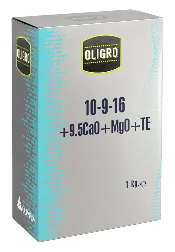 Oligro 10-9-16 +9.5CaO +MgO +TE 1 kg box